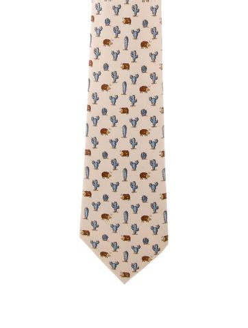 hermes cactus tie